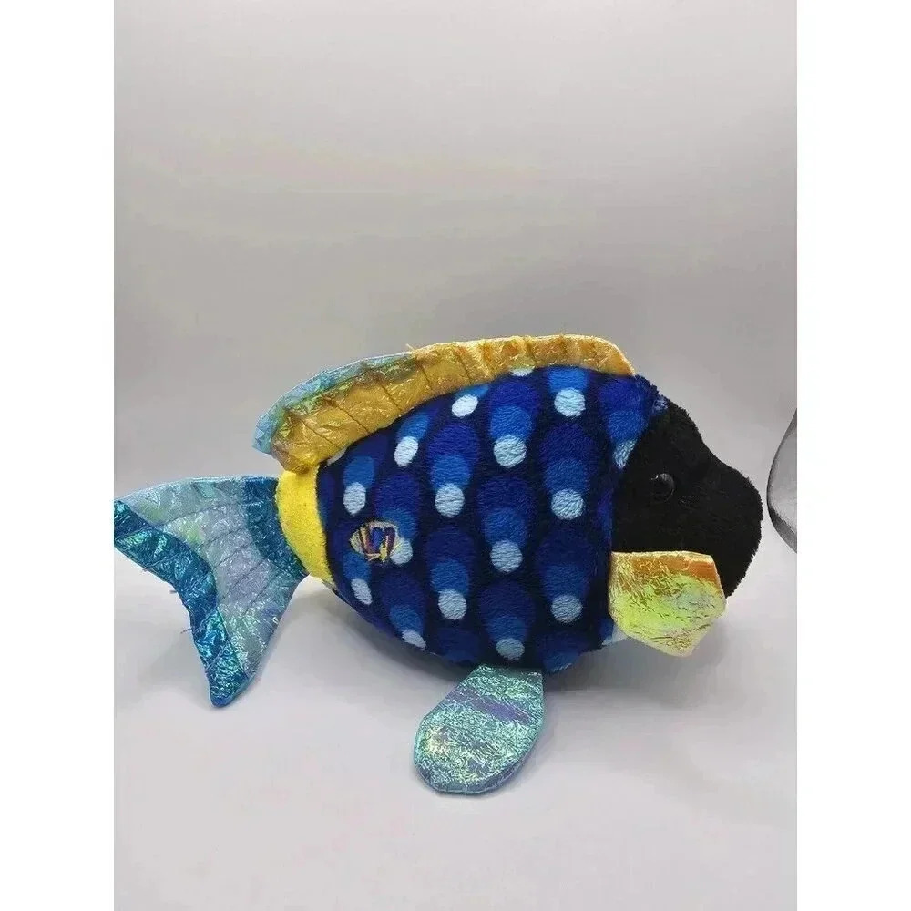 Ganz Webkinz Lil Kinz Blue TriggerFish Stuffed Animal Retired No Code HS526. - Picture 4 of 5